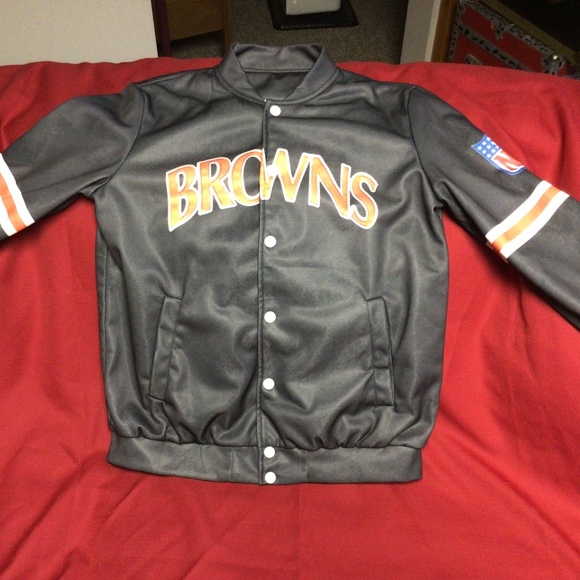 NFL CLEVELAND Browns silky jacket - Picture 1 of 4
